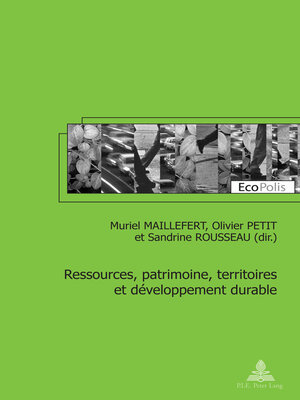 cover image of Ressources, patrimoine, territoires et développement durable